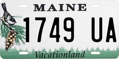 ME license plate 1749UA