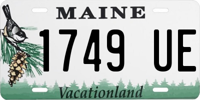 ME license plate 1749UE