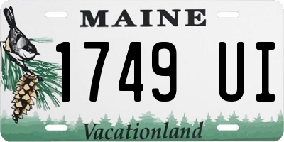 ME license plate 1749UI