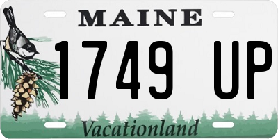 ME license plate 1749UP