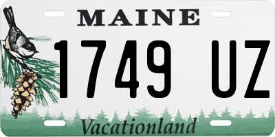 ME license plate 1749UZ