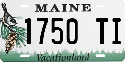 ME license plate 1750TI
