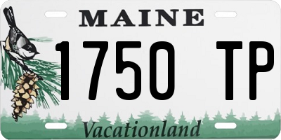 ME license plate 1750TP