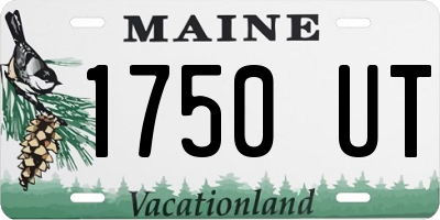 ME license plate 1750UT