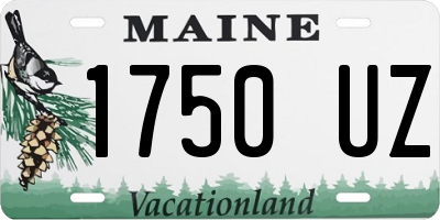 ME license plate 1750UZ