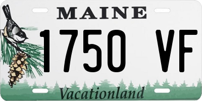 ME license plate 1750VF