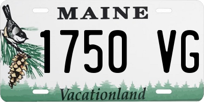 ME license plate 1750VG