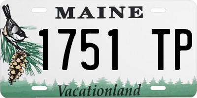 ME license plate 1751TP