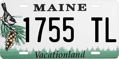 ME license plate 1755TL