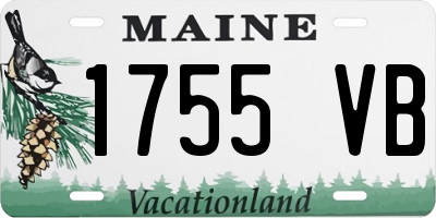 ME license plate 1755VB