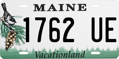 ME license plate 1762UE