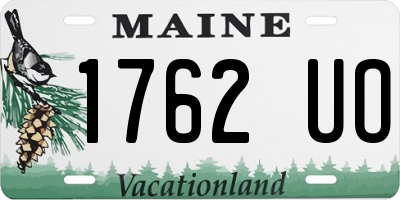 ME license plate 1762UO