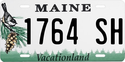 ME license plate 1764SH