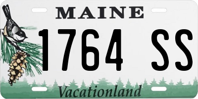 ME license plate 1764SS