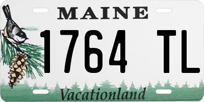 ME license plate 1764TL