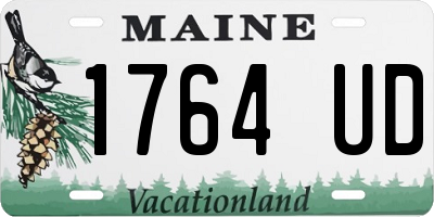 ME license plate 1764UD