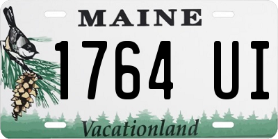 ME license plate 1764UI