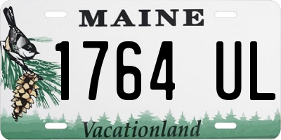 ME license plate 1764UL