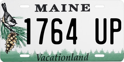 ME license plate 1764UP