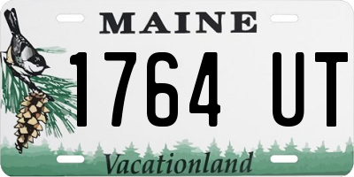 ME license plate 1764UT