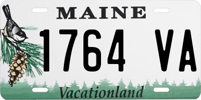 ME license plate 1764VA
