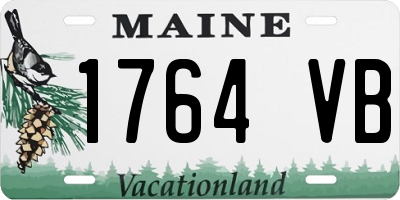 ME license plate 1764VB