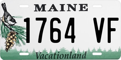 ME license plate 1764VF