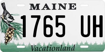 ME license plate 1765UH