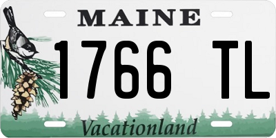 ME license plate 1766TL
