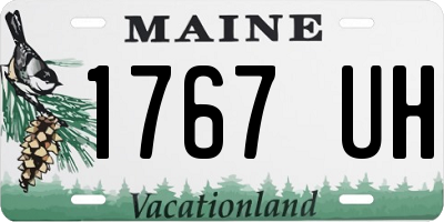 ME license plate 1767UH