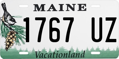 ME license plate 1767UZ