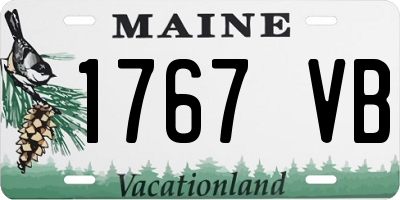 ME license plate 1767VB