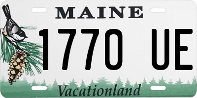 ME license plate 1770UE