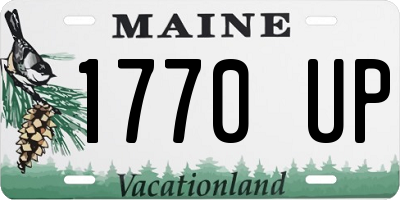 ME license plate 1770UP