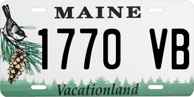 ME license plate 1770VB