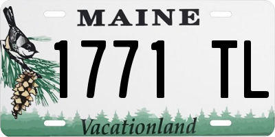 ME license plate 1771TL