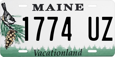 ME license plate 1774UZ