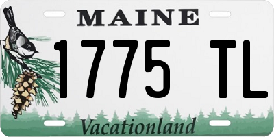 ME license plate 1775TL