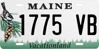 ME license plate 1775VB