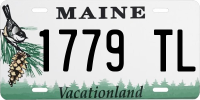 ME license plate 1779TL
