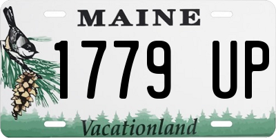 ME license plate 1779UP