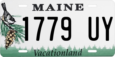 ME license plate 1779UY