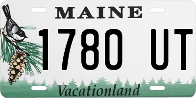 ME license plate 1780UT