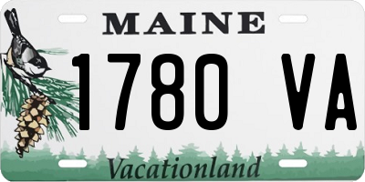 ME license plate 1780VA
