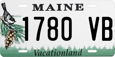 ME license plate 1780VB