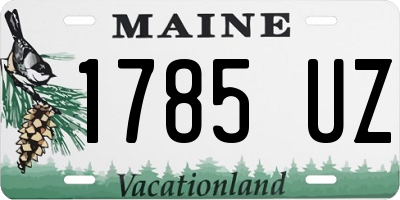 ME license plate 1785UZ