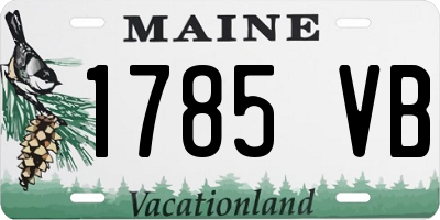 ME license plate 1785VB