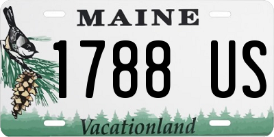 ME license plate 1788US