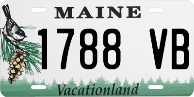 ME license plate 1788VB