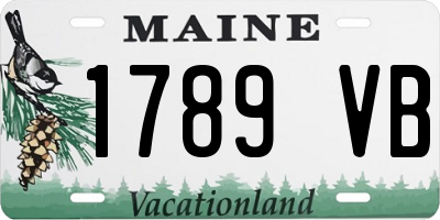 ME license plate 1789VB